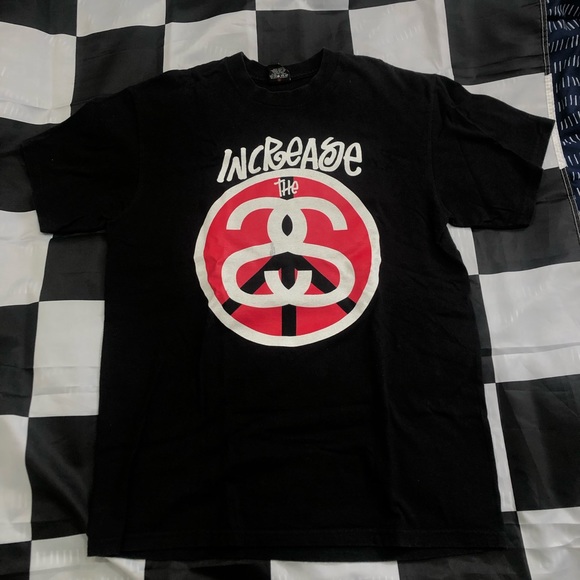 Vintage Stussy Increase the Peace Tee Sz M - Picture 3 of 7